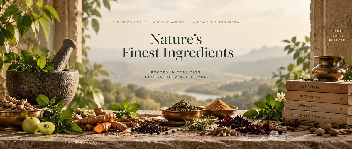 Ayurvedic ingredients and botanicals