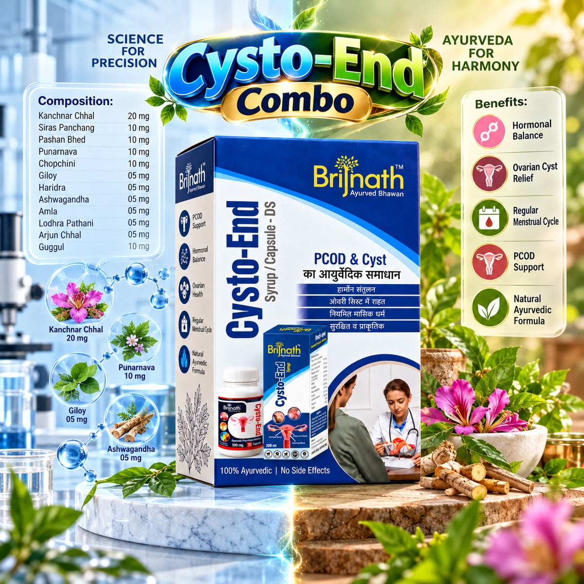 Cysto-End Capsule & Syrup Combo