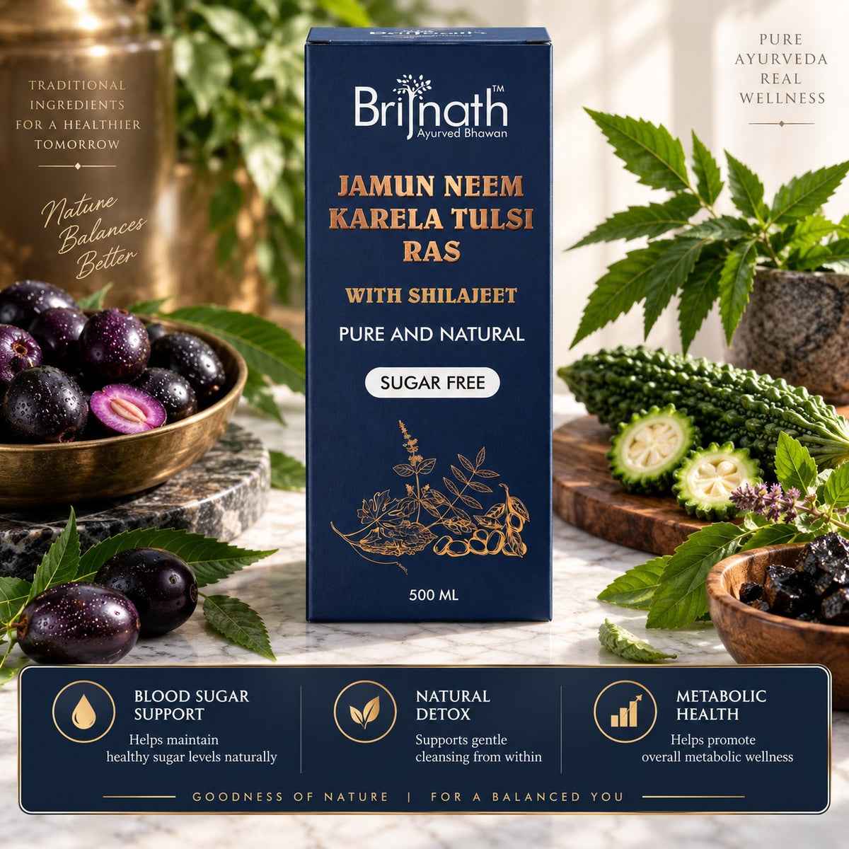 Jamun Neem Karela Tulsi Ras